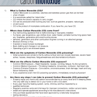 Carbon Monoxide FAQs