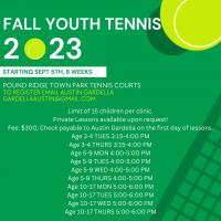 Fall Youth Tennis