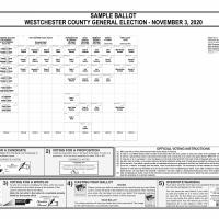 Westchester County General Election Sample Ballot