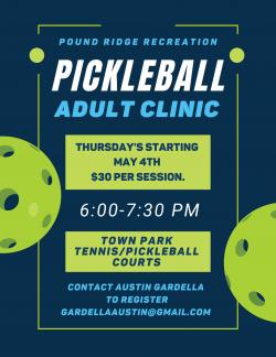 Adult Pickelball Clinic