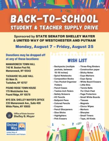 Back-To-School Student & Teacher Supply Drive