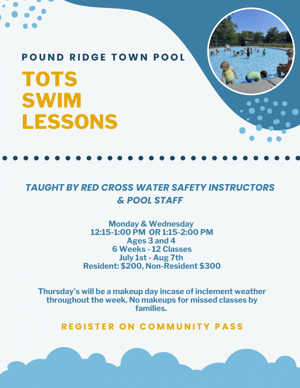 Swim Lessons Town of Pound Ridge New York Official site