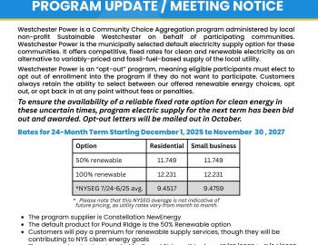 Westchester Power Community Energy Program